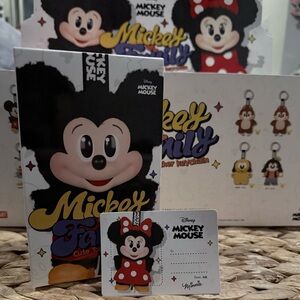 Pop Mart Mickey Family Cute Together Keychain
